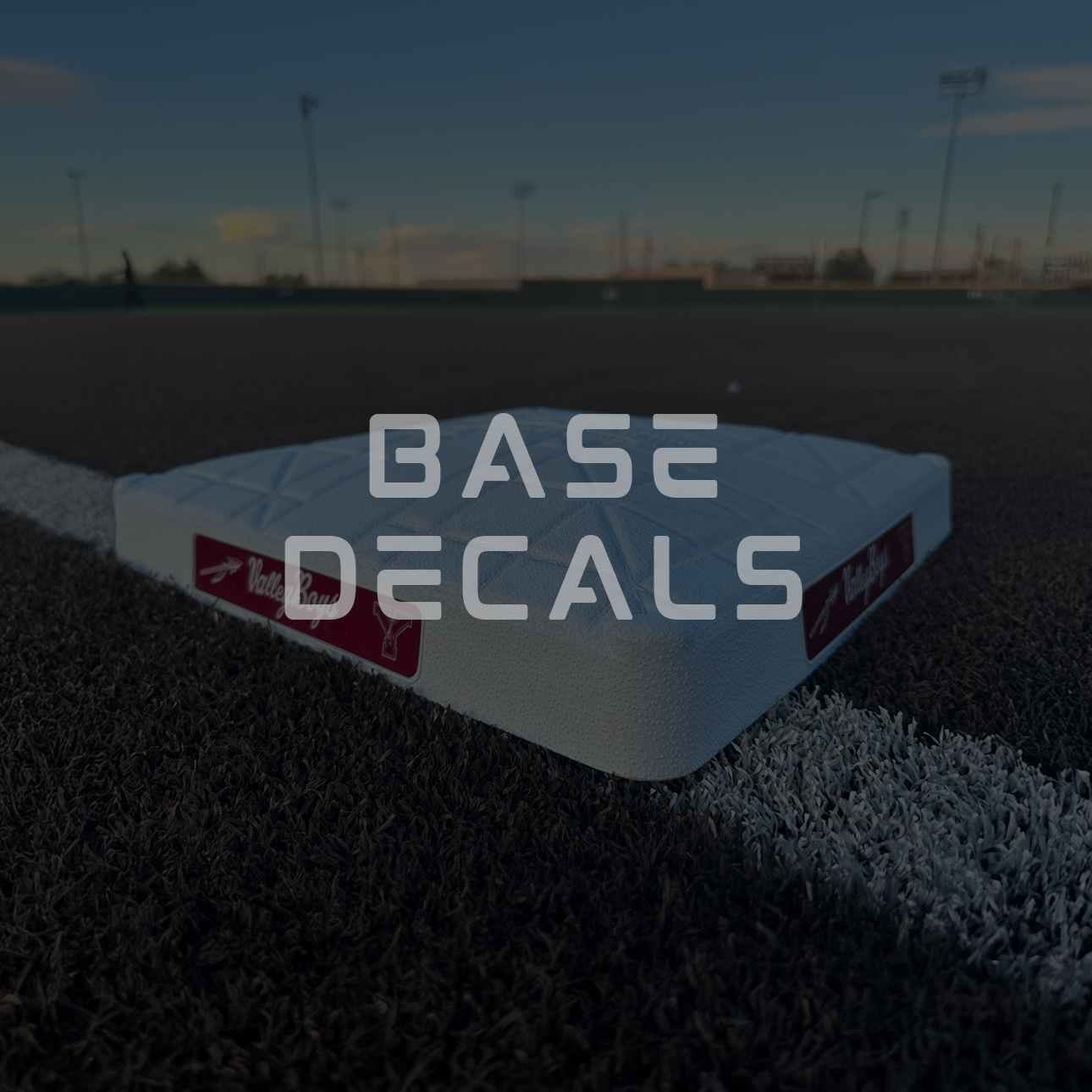 Custom Base Decals | Baseball & Softball