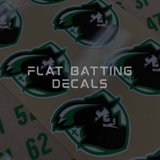 Batting Helmet Decals | Pro-Grade Baseball & Softball Helmet Stickers