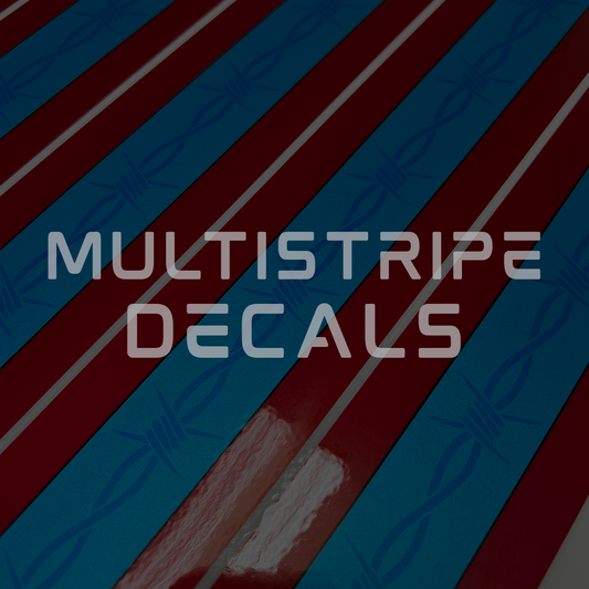 Custom Helmet Multi-Stripe Decals | Football