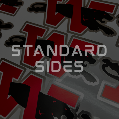 Standard Size Football Helmet Side Decals