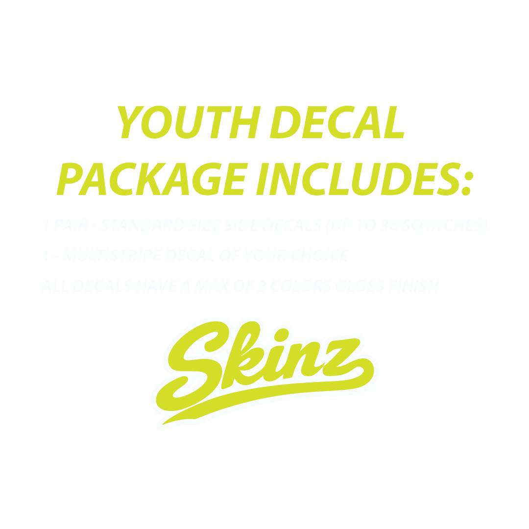 Youth Football Helmet Decal Package | Football