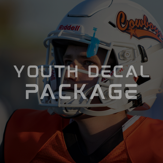 Youth Football Helmet Decal Package | Football