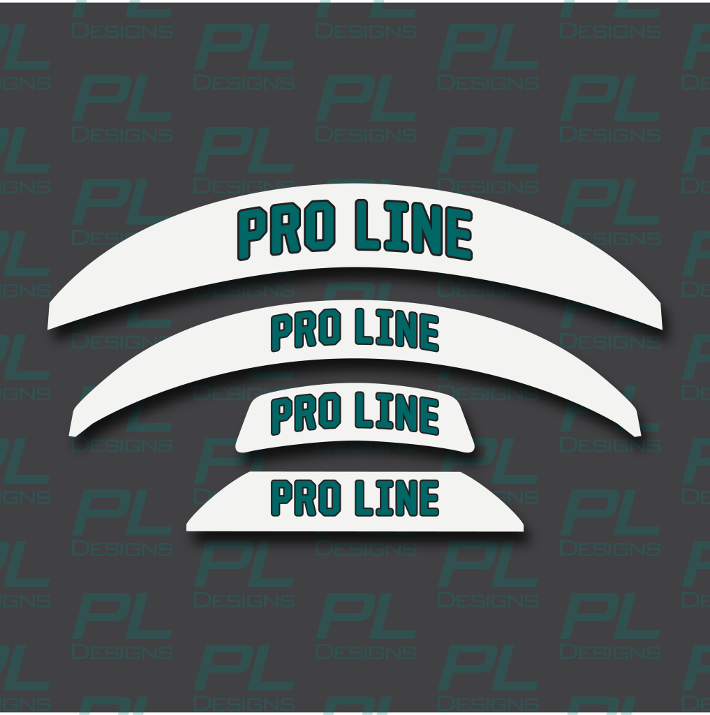 Football Helmet Bumper Decals Rear Bumper Game Day Skinz